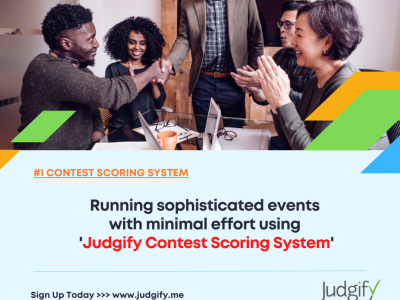 Running sophisticated events with minimal effort using Judgify Contest Scoring System Contest Scoring System