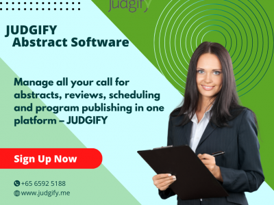 Manage all your call for abstracts, reviews, scheduling and program publishing in one platform – JUDGIFY Abstract Management Software